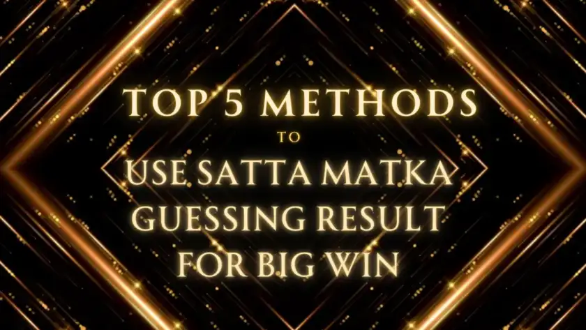 satta matka guessing result​